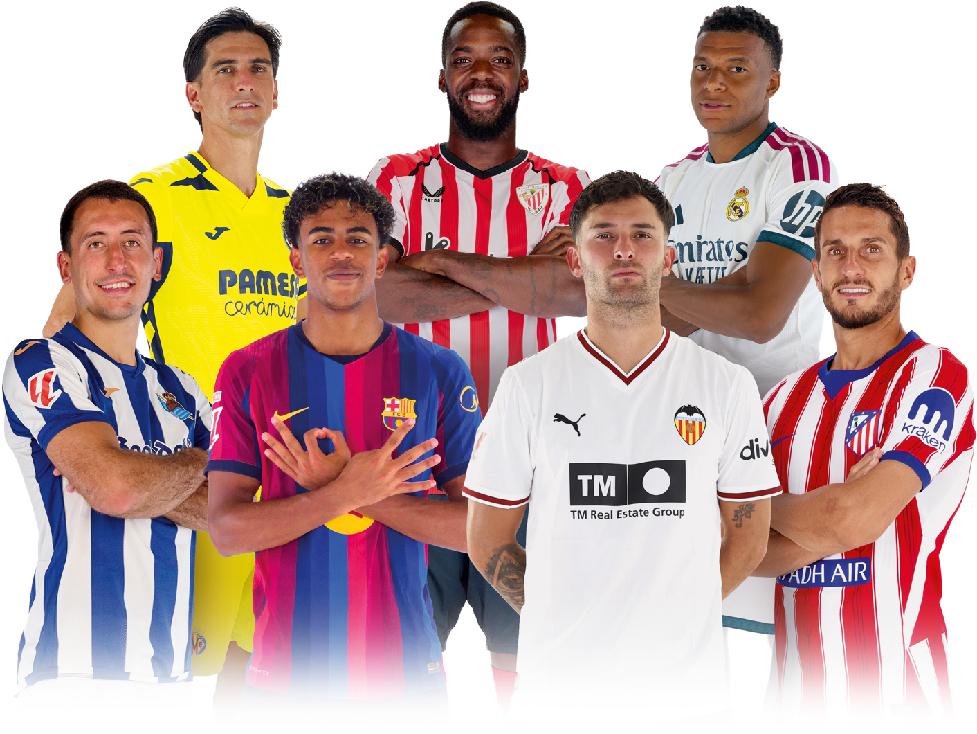 Skupina hráčov LaLiga