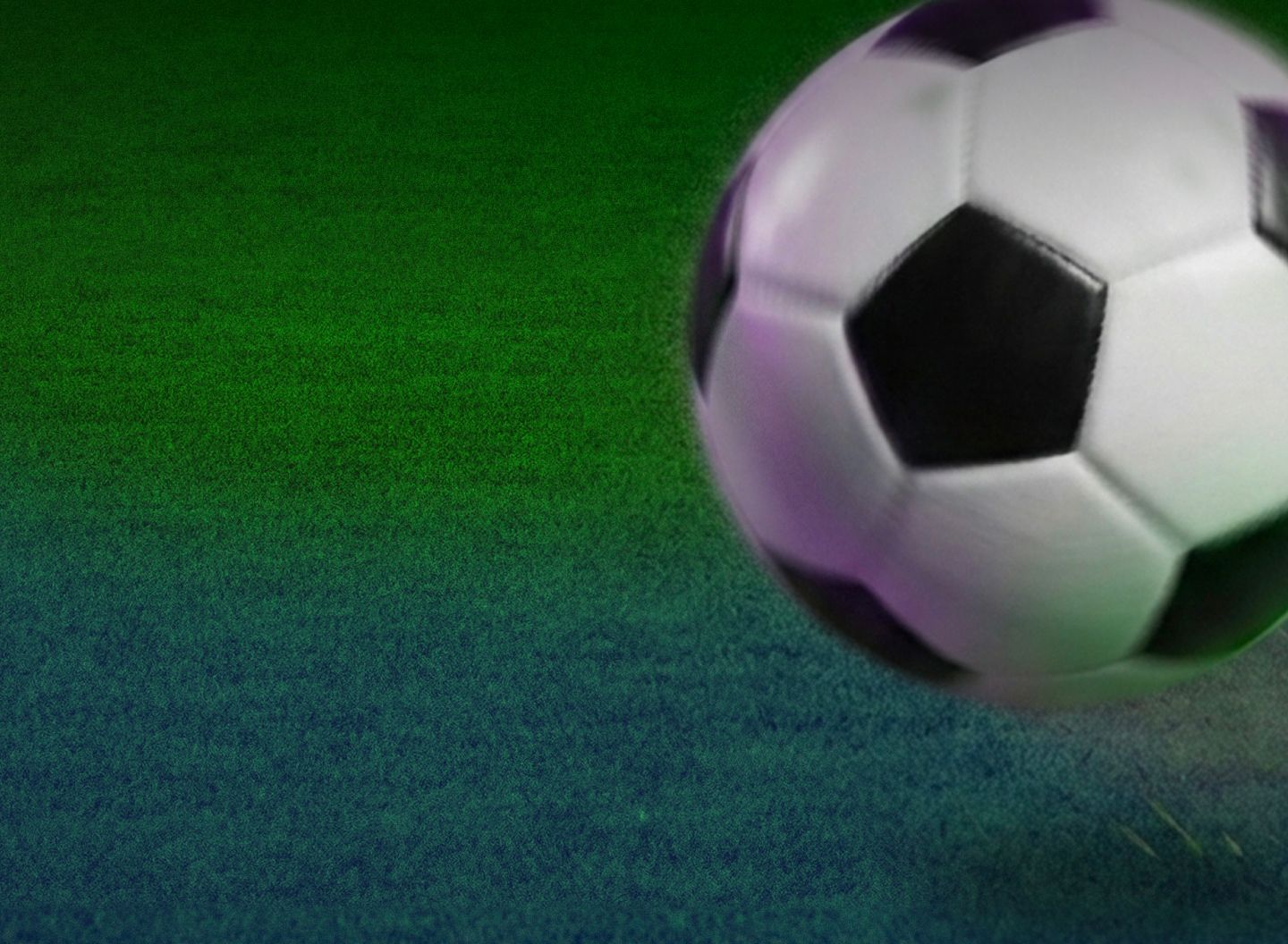 Futbalová lopta na trávniku